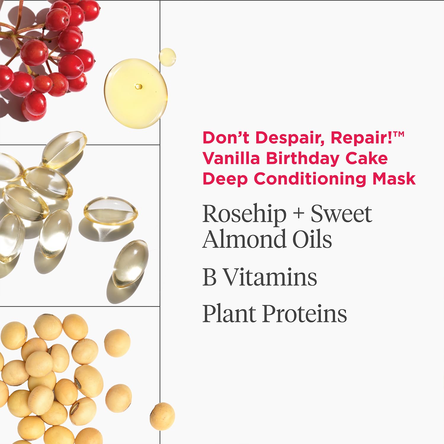 Briogeo Don't Despair, Repair mask scoop demonstrates easy weekly use