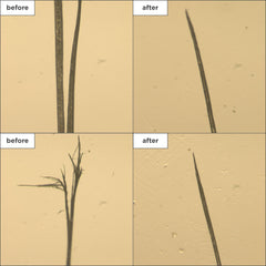 Briogeo Don't Despair, Repair! oil on hair strands highlights shine and smoothness