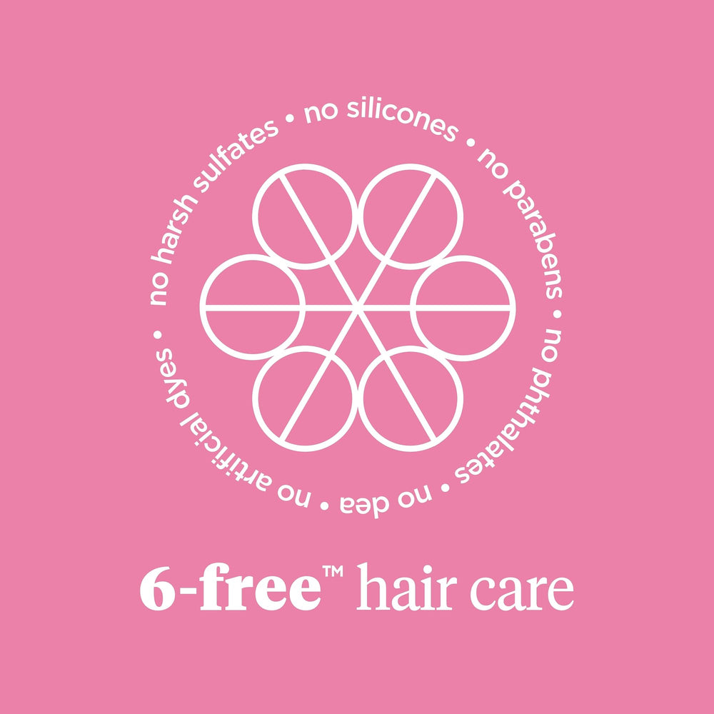 Vegan and cruelty-free Briogeo Farewell Frizz formula certified by Leaping Bunny.