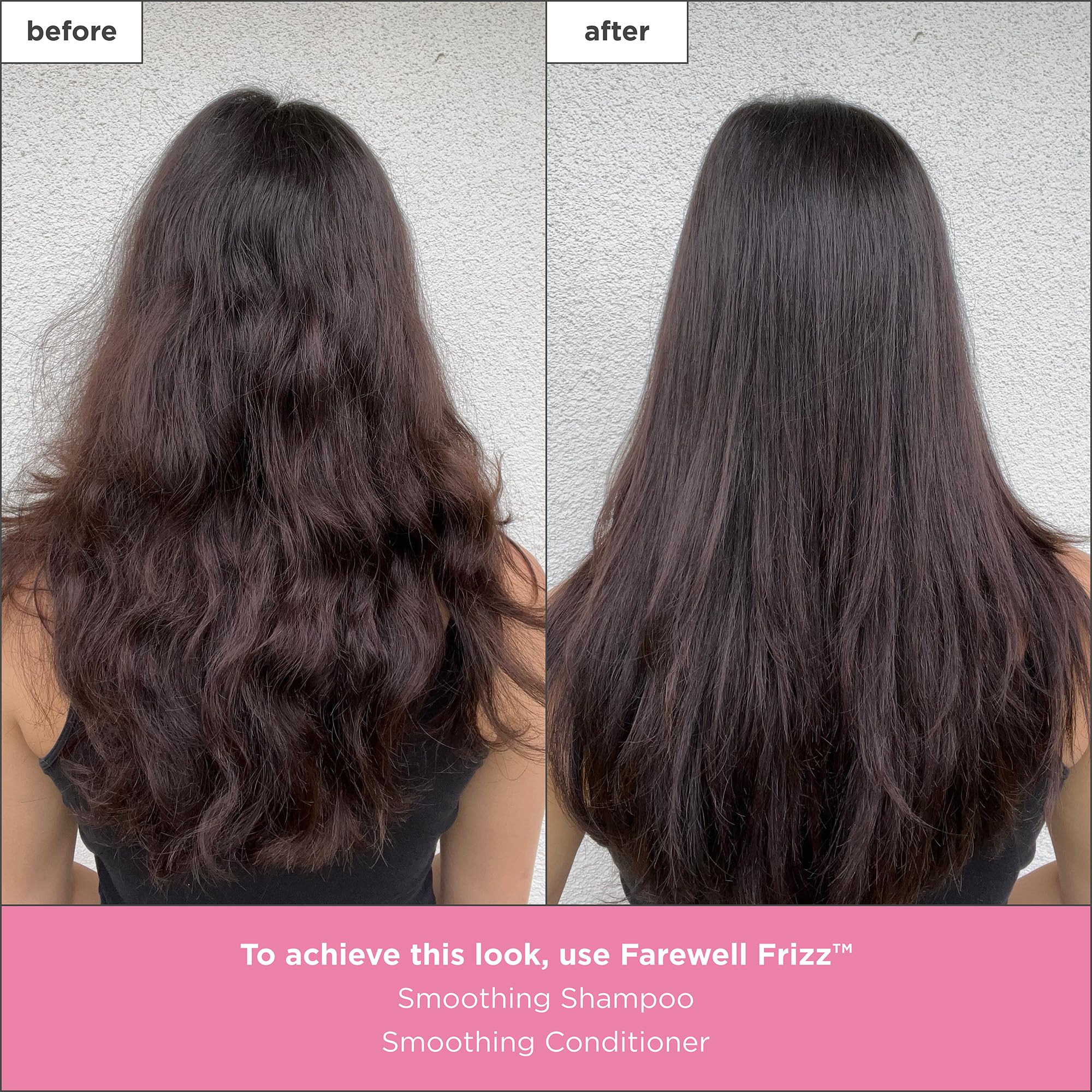 Creamy lather of Briogeo Farewell Frizz Shampoo ready to cleanse frizz-prone hair.