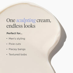 Close-up of Briogeo Light Work Creme label emphasizing vegan, clean formula.