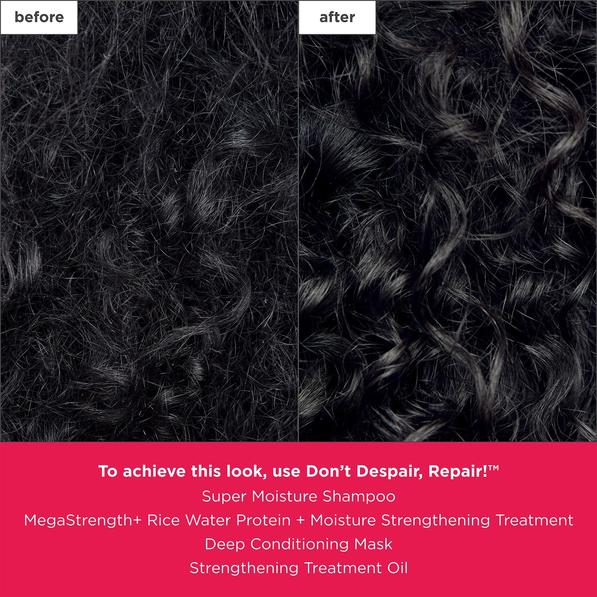 Illustration of hair cuticle and elasticity with Briogeo MegaStrength