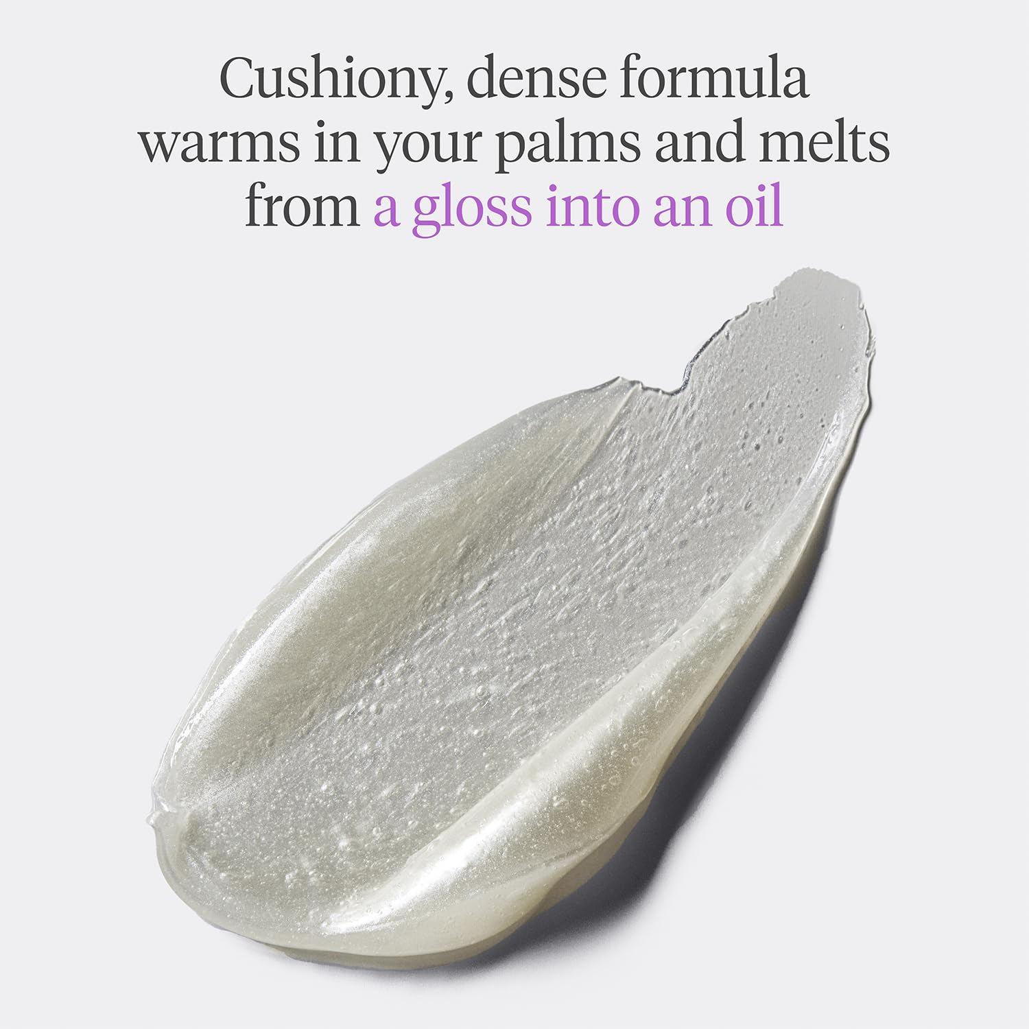 Close-up of plum oil ingredient emphasizing natural moisture in Briogeo formula
