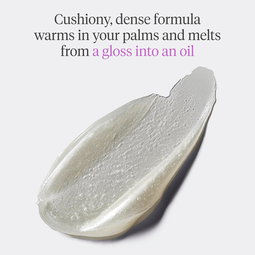 Close-up of plum oil ingredient emphasizing natural moisture in Briogeo formula