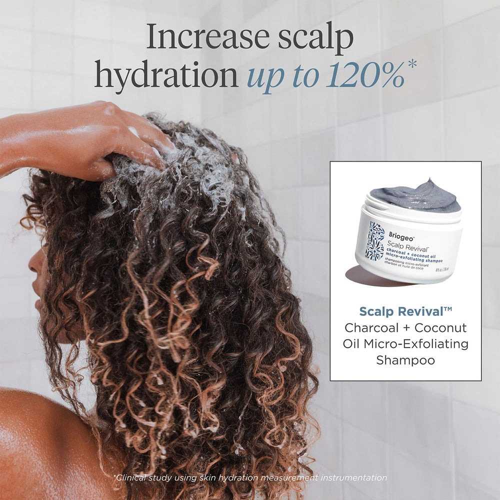 Briogeo Scalp Revival hydration ingredients highlighting hyaluronic acid and aloe