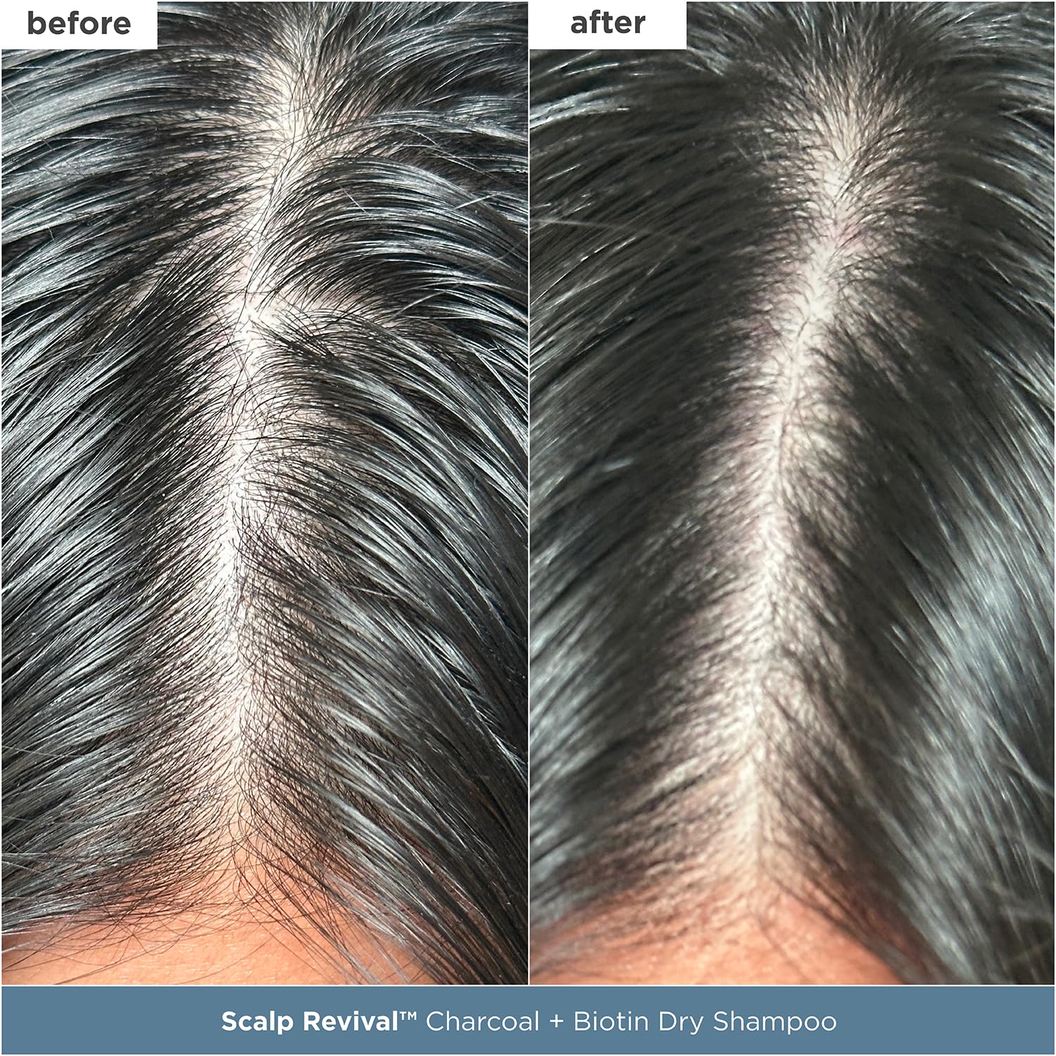 Briogeo Scalp Revival leave-in serum applying for lightweight hydration