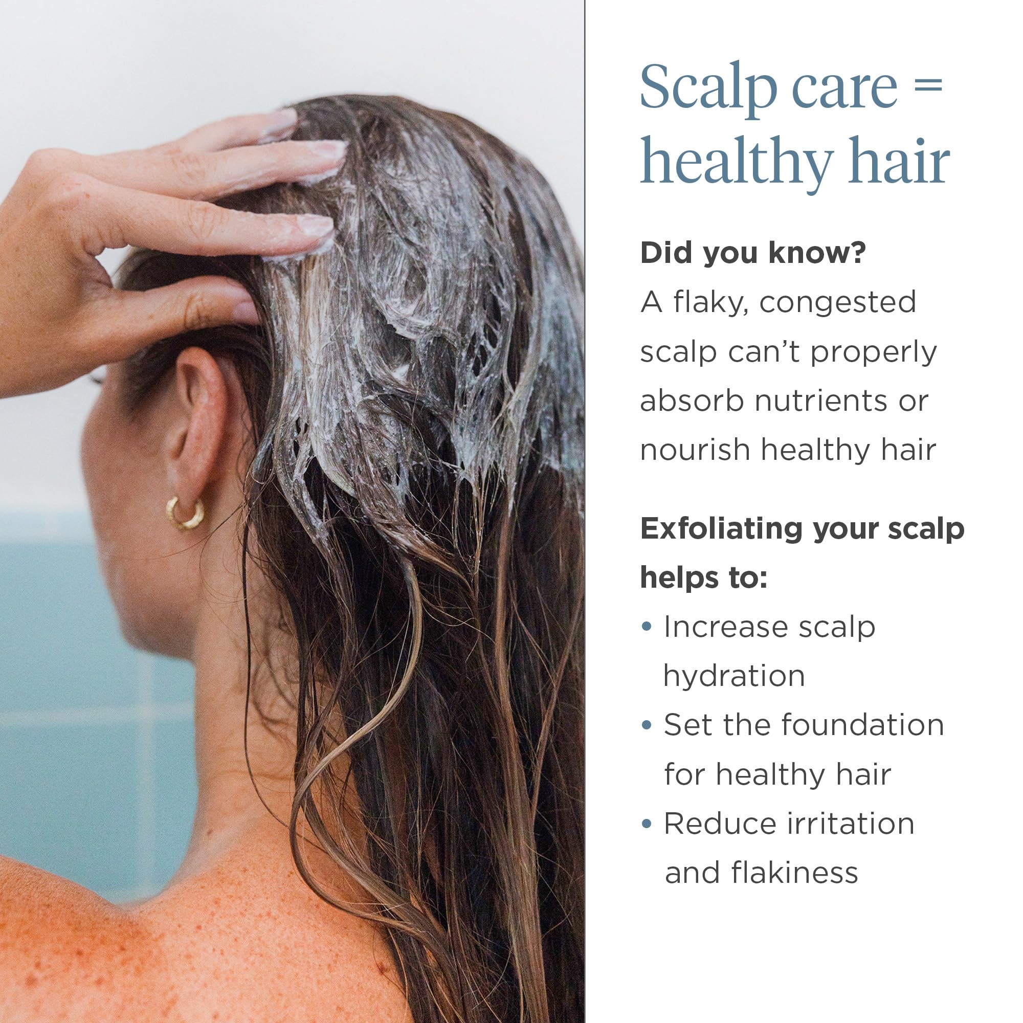 Briogeo Scalp Revival sulfate-free formula highlighted on packaging