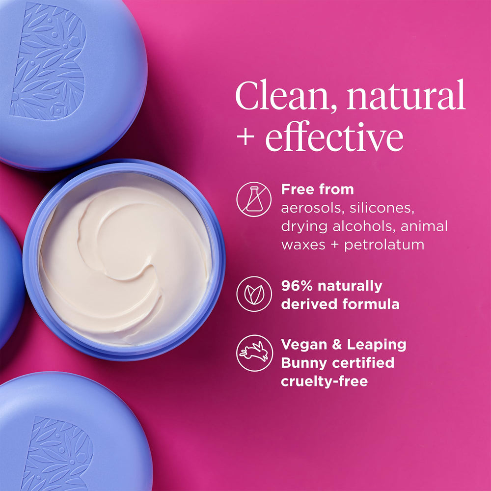 Icon indicating silicones, parabens, and sulfates-free formula by Briogeo.