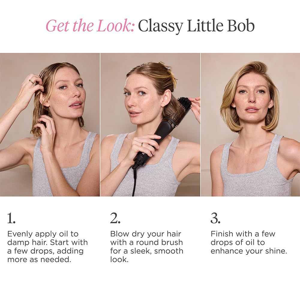 Briogeo Style + Treat Yuzu + Plum 4-in-1 oil heat protection.