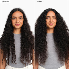 Hair waves close-up showing natural texture with a soft, touchable finish