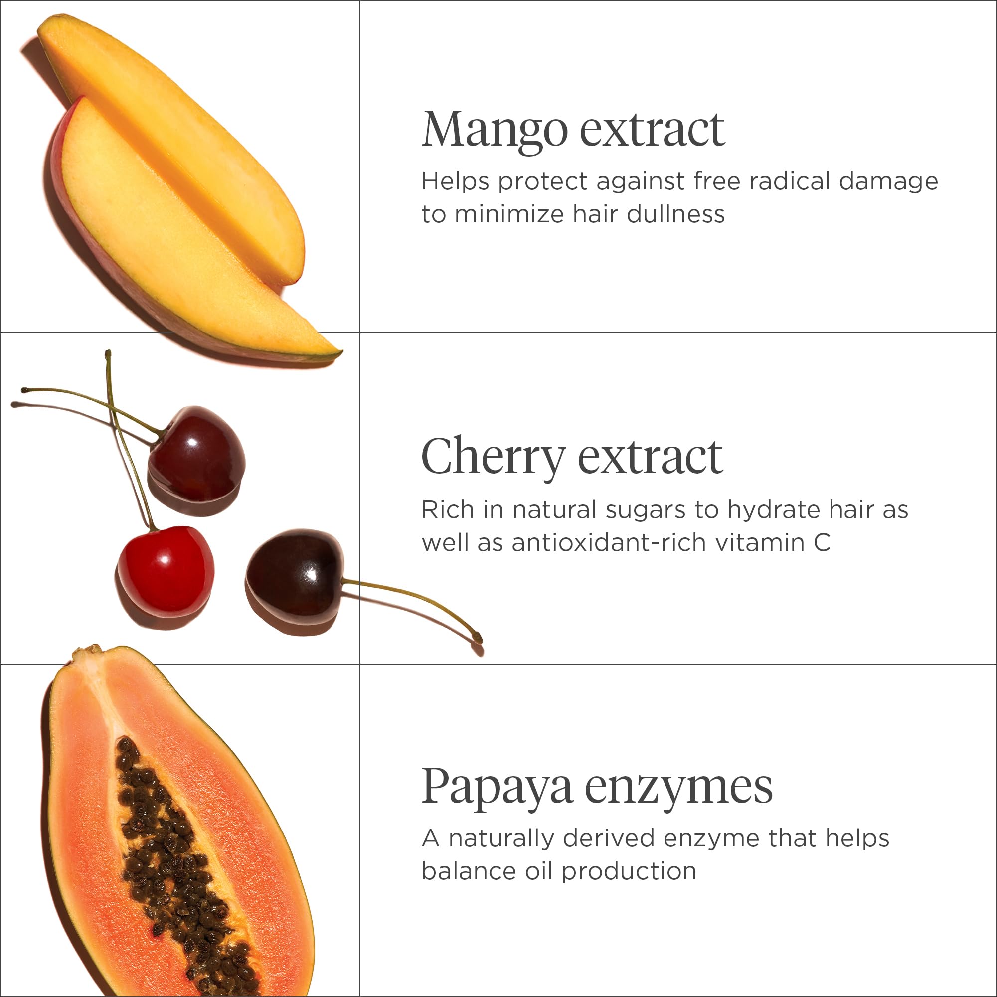 Briogeo Mango and Cherry Hair Pack conditioner tube focused on nourishment.