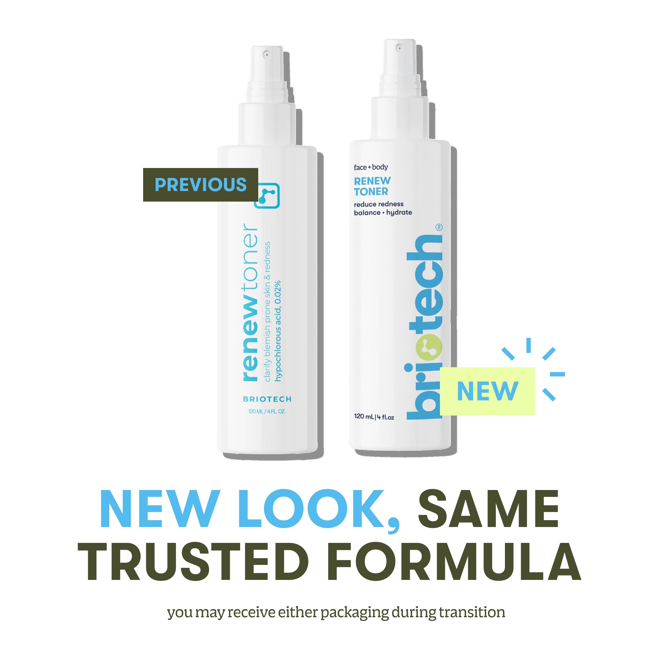 BRIOTECH Renew Toner vegan formula delivering gentle cleansing and balance