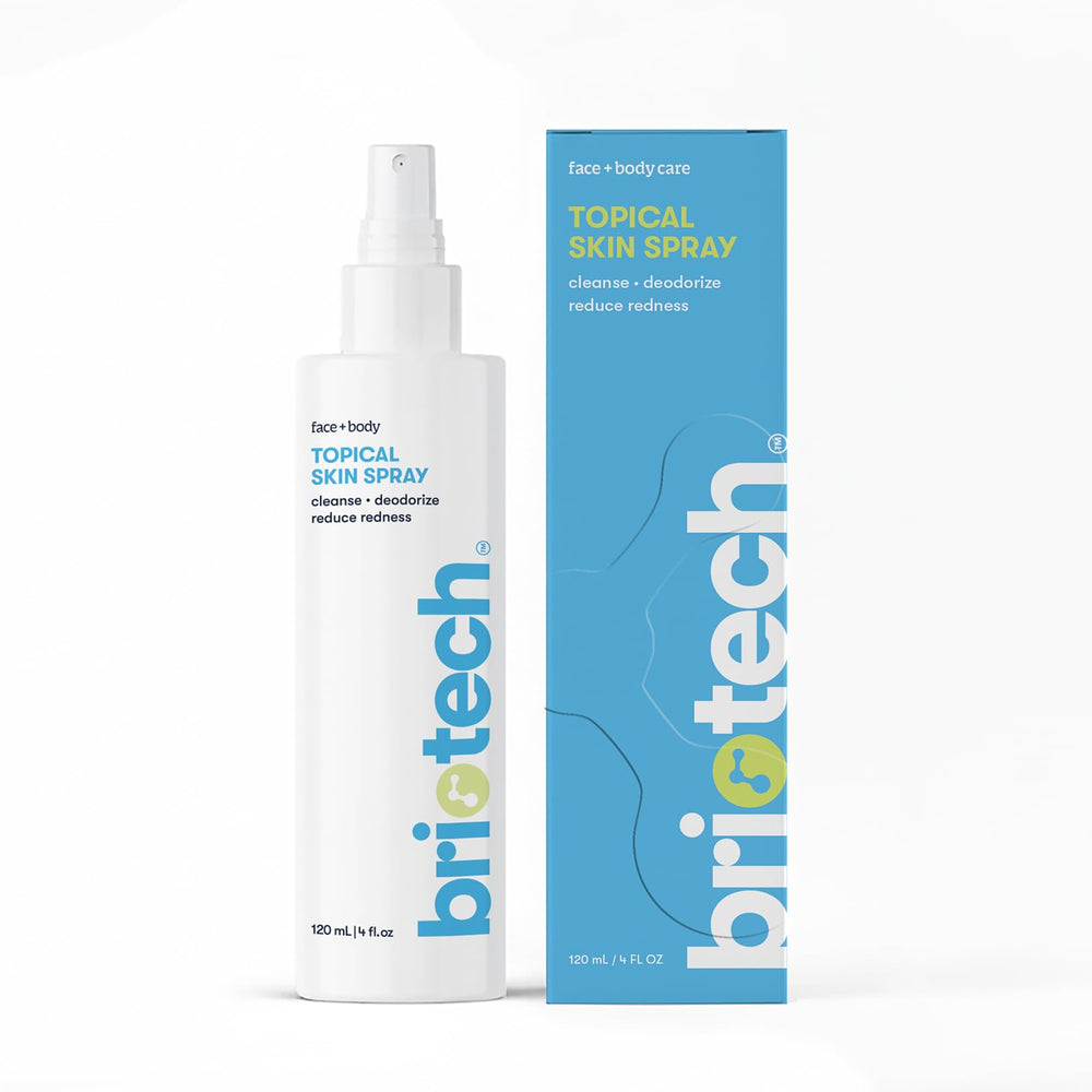 BRIOTECH Topical Skin Spray bottle for sensitive skin relief