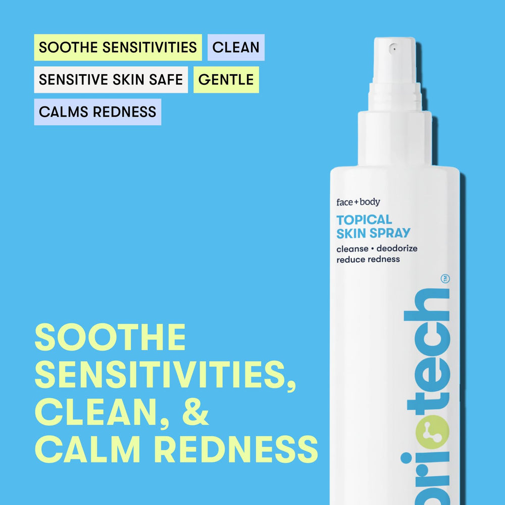 BRIOTECH HOCl spray label close-up showing two-ingredient formula