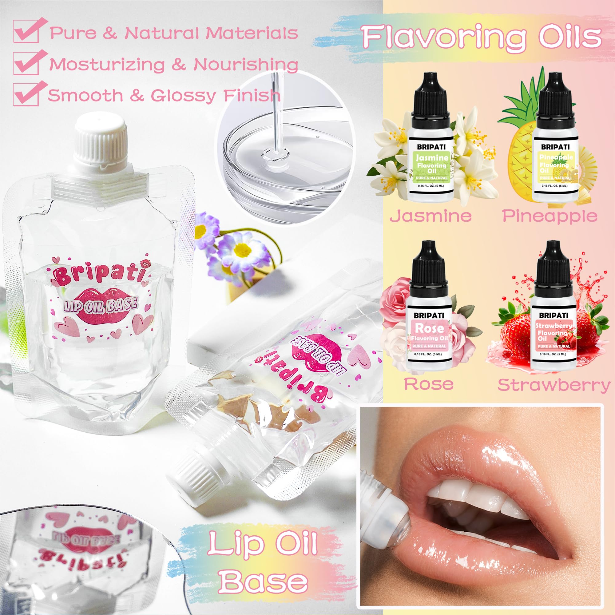 BRIPATI flavoring oils pack lets you craft several scented lip oils