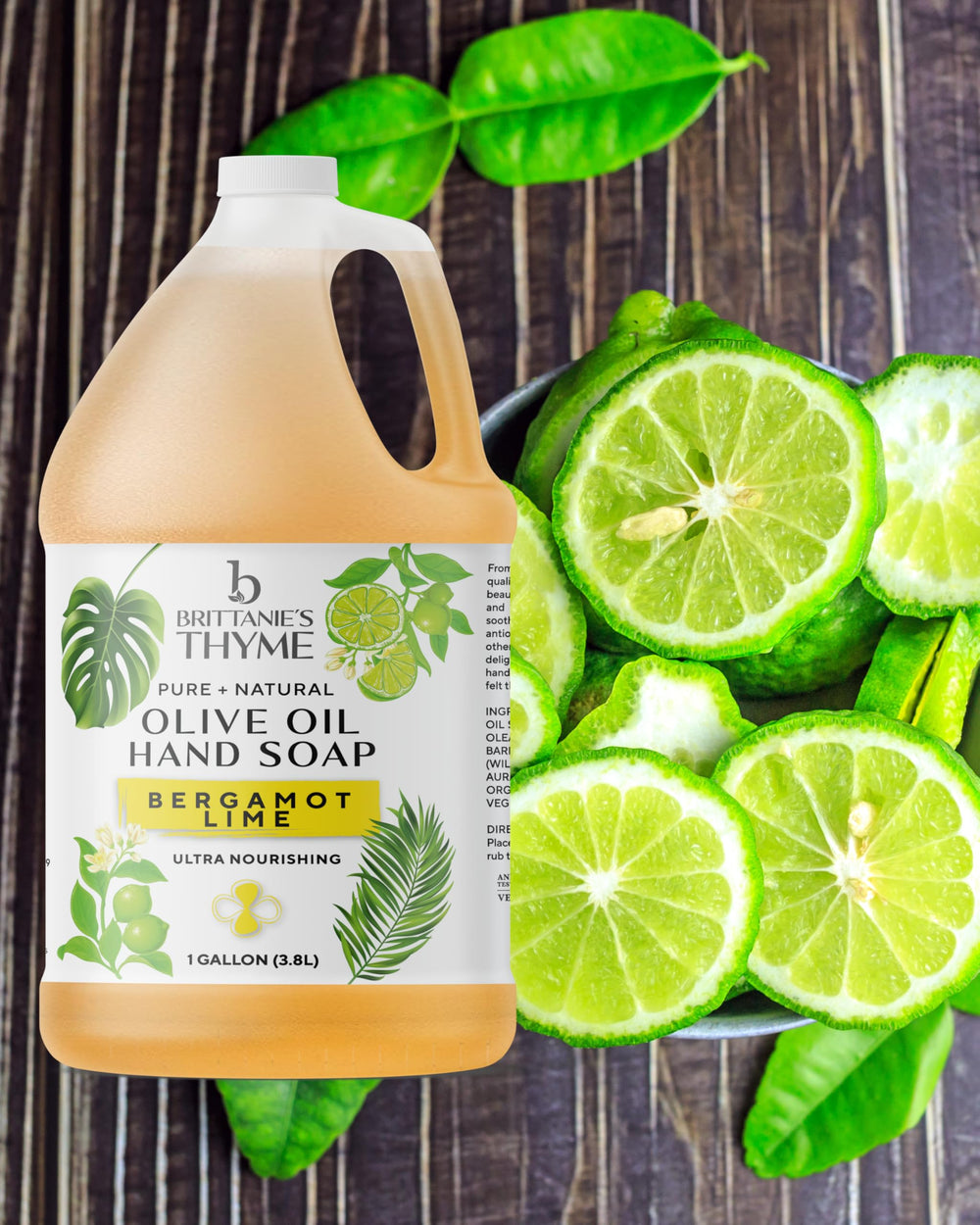 Brittanie's Thyme Bergamot Lime made in USA for trusted family care.