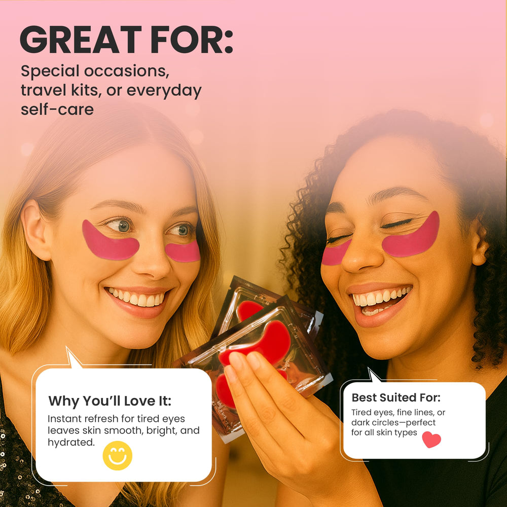Briteglo daily-use under eye patches fit busy routines.