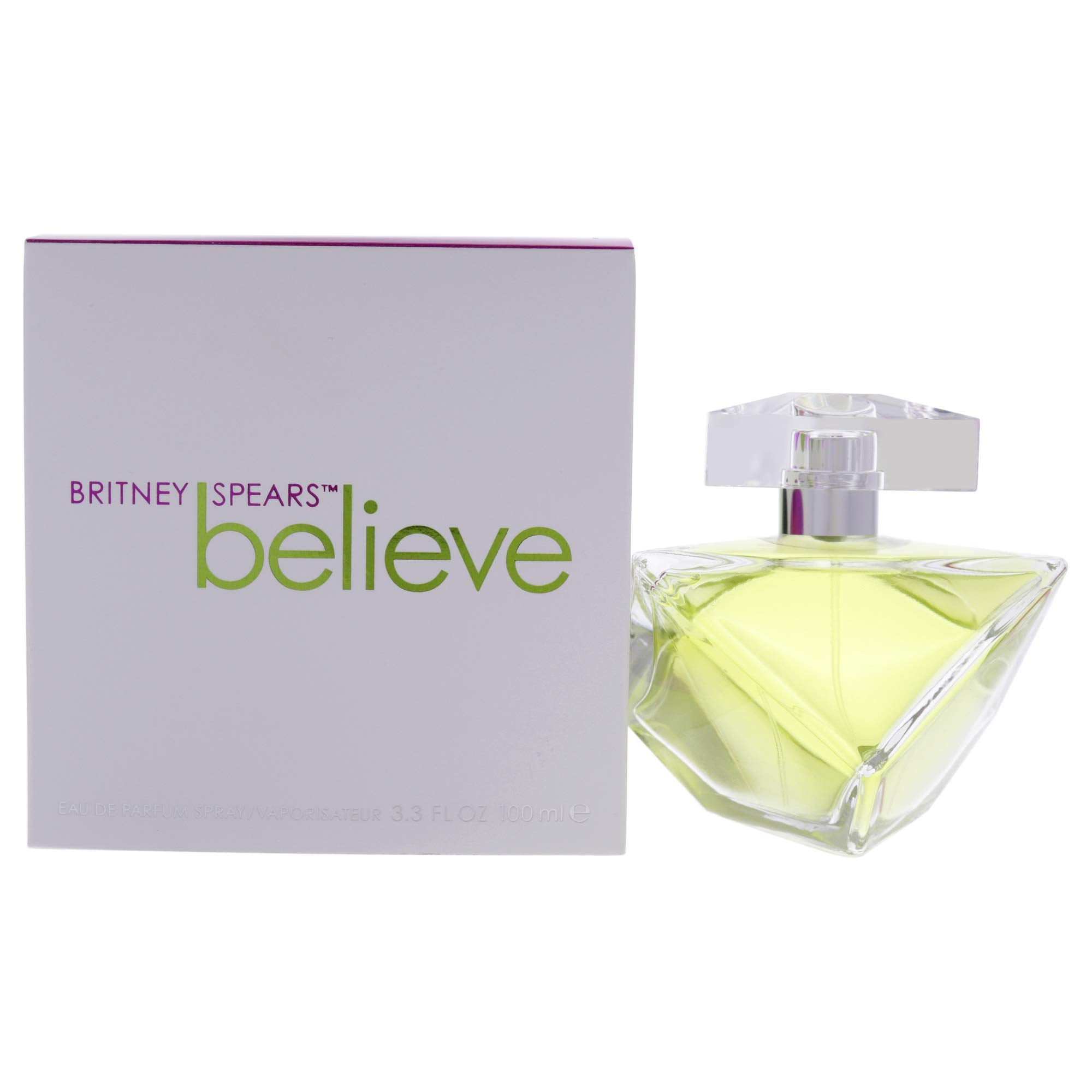 Britney Spears Believe Women EDP bottle front for everyday casual wear.