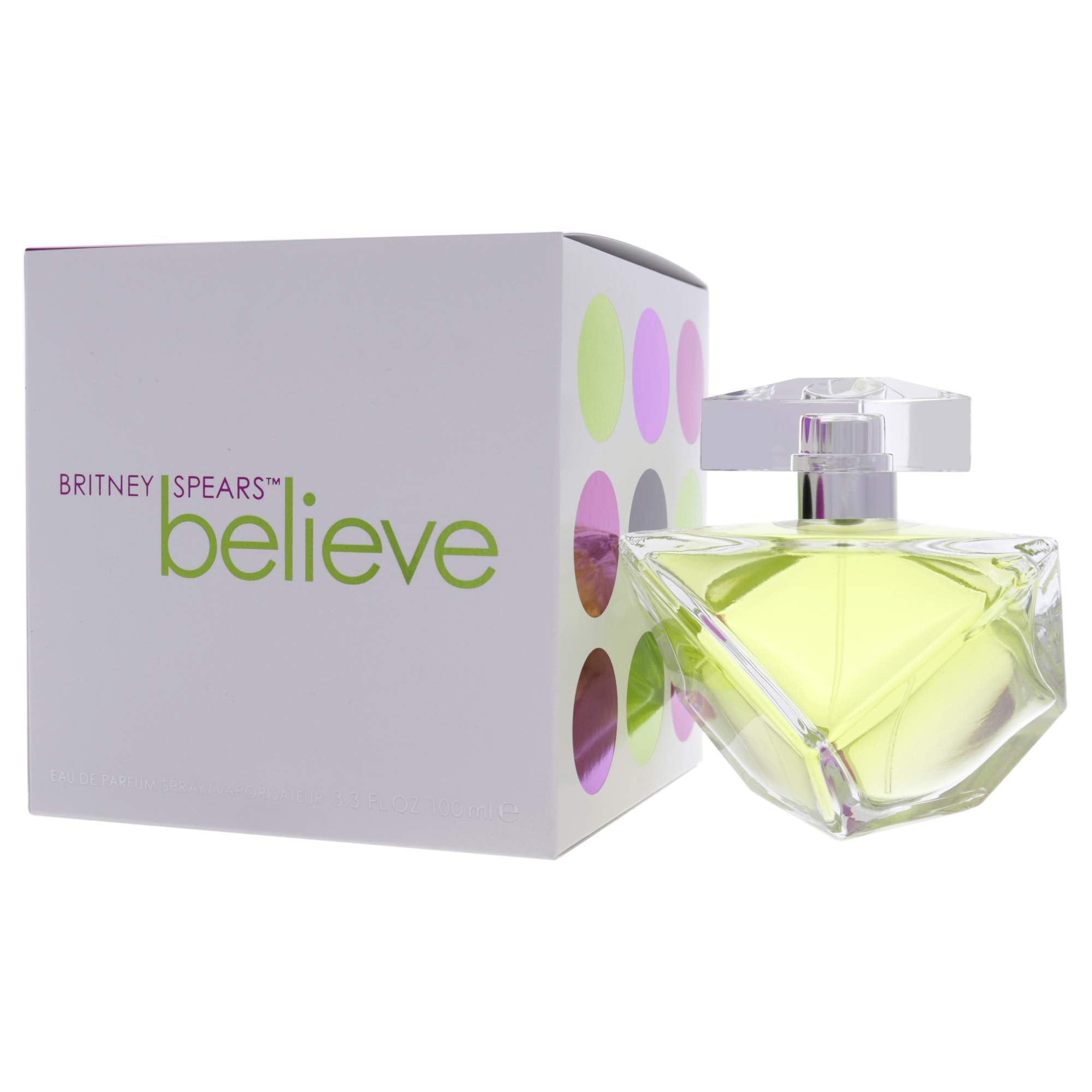 Britney Spears Believe Women EDP cap detail adds premium touch.