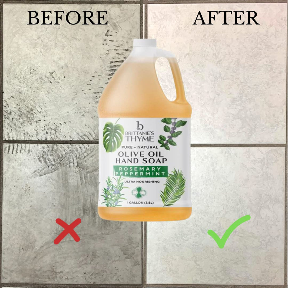 Eco-friendly dish cleaning with Brittanie's Castile soap.