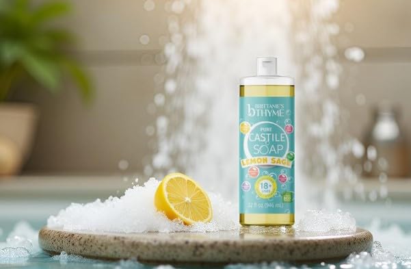 Olive and coconut oil base emphasizes a plant-based, gentle Castile soap.