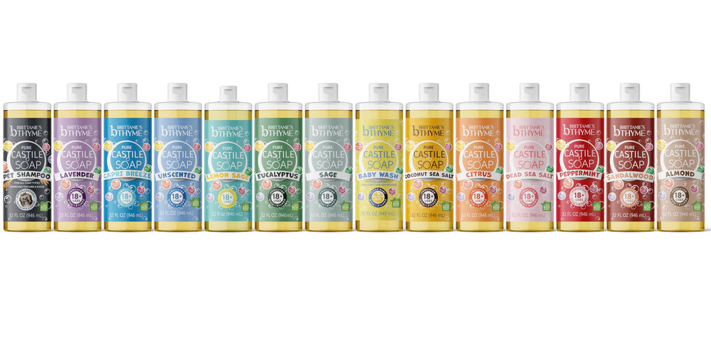Brittanie's Thyme emballage recharge éco-responsable.