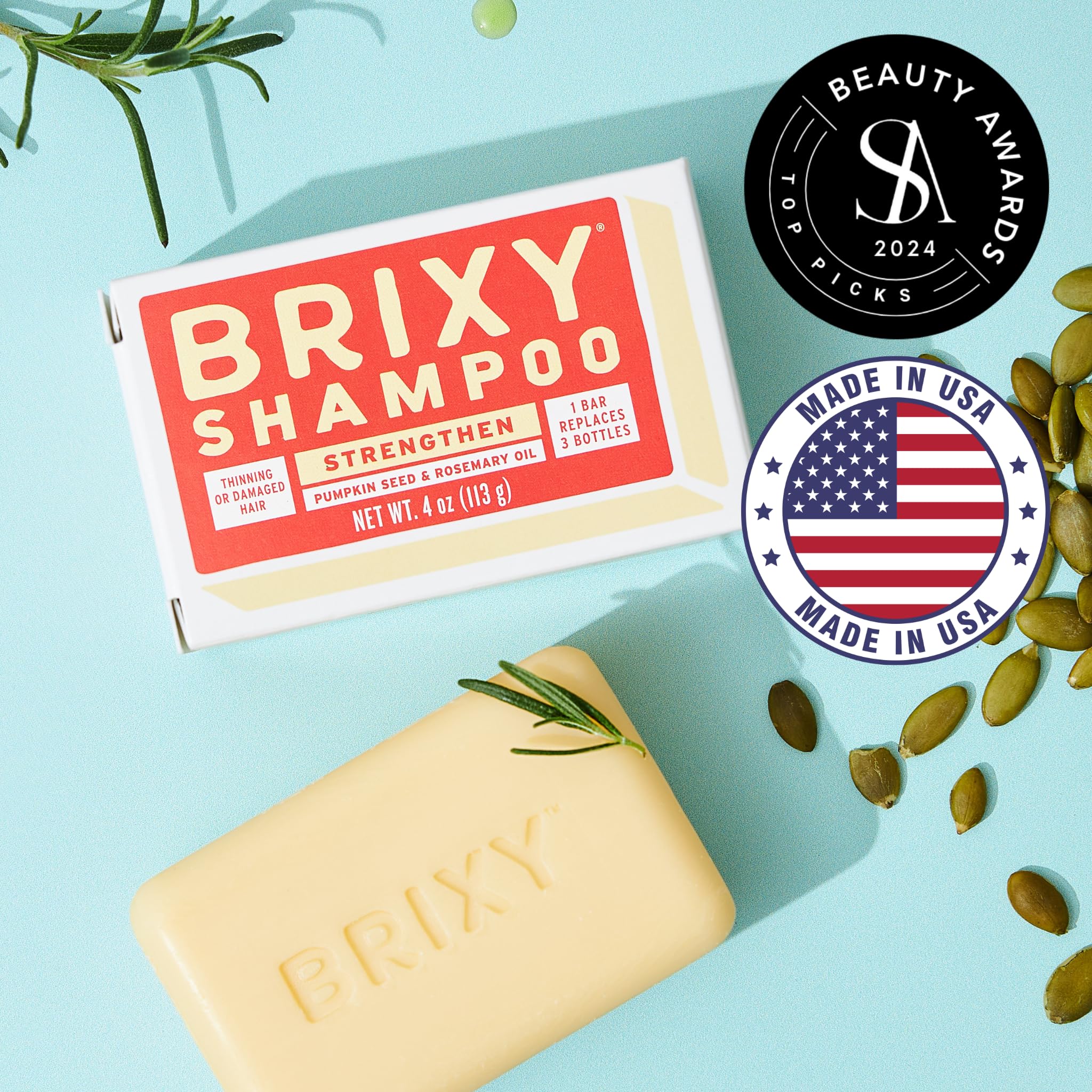 BRIXY Color-safe bar preserves color while smoothing cuticles for shine