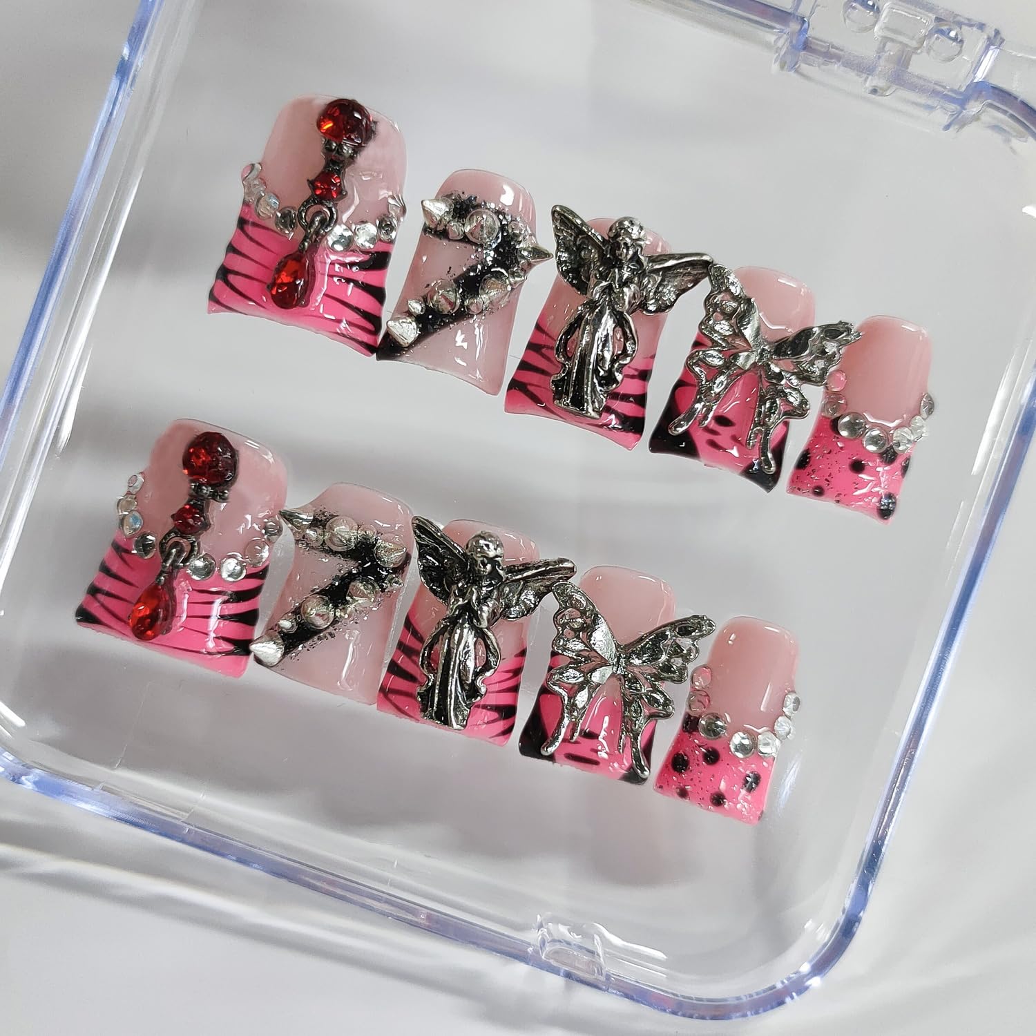 BRKYKGK press-on nails kit with jelly glue and file