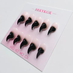 BRKYKGK short stiletto nails for comfortable daily wear