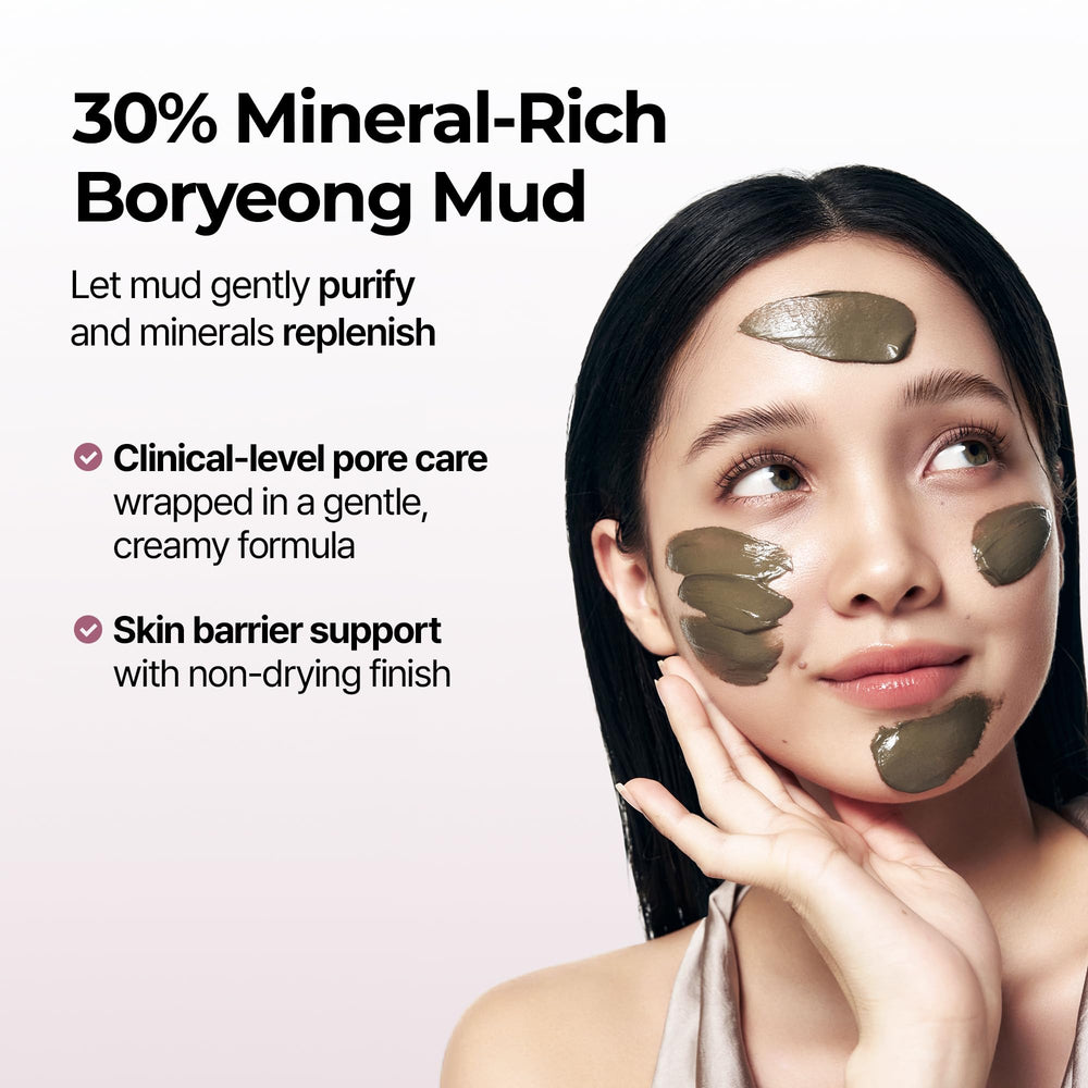 BRMUD Centella Asiatica and Tea Tree blend on skin for soothing hydration.