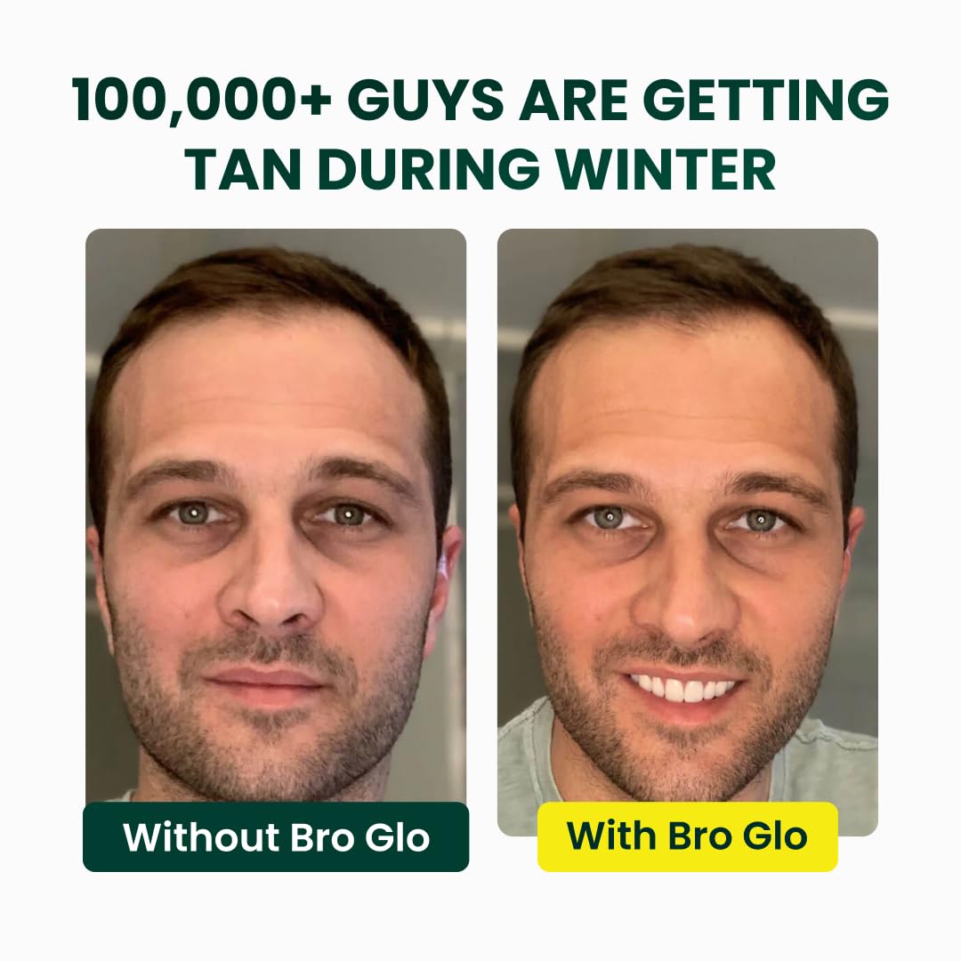 Bro Glo fast-drying mousse for a quick daily tanning routine