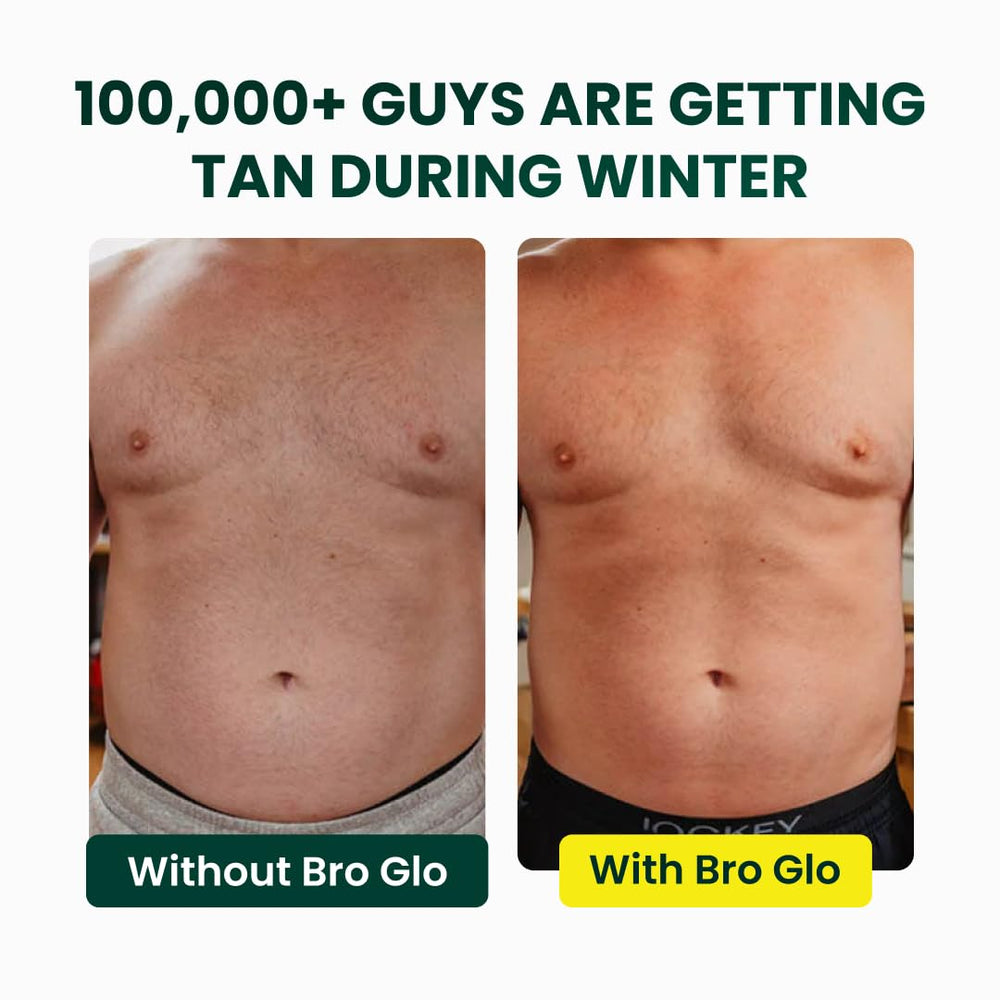 Bro Glo non-staining formula prevents staining on clothes.