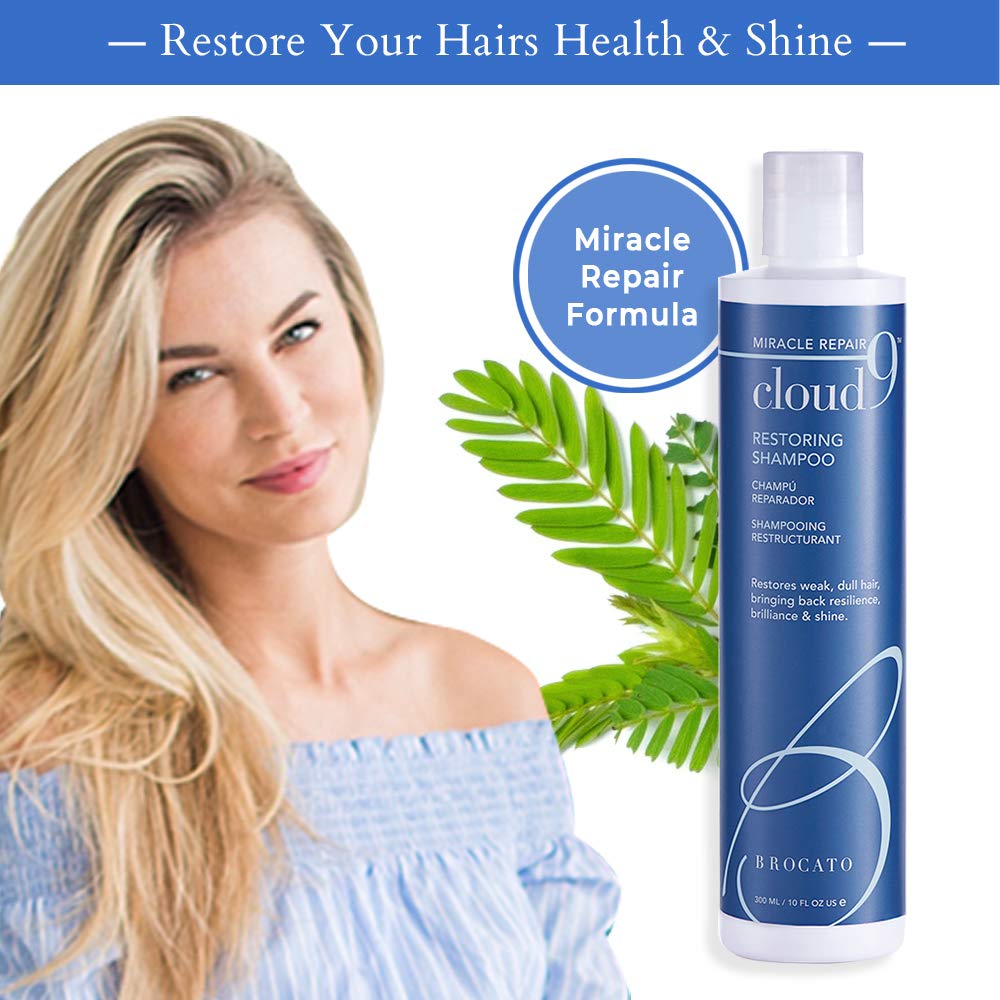 Brocato Cloud 9 Restoring Shampoo lather highlights gentle cleansing and renewal
