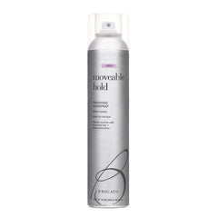 Brocato Moveable Hold Finishing Hairspray 10-ounce bottle provides brushable, long-lasting style.