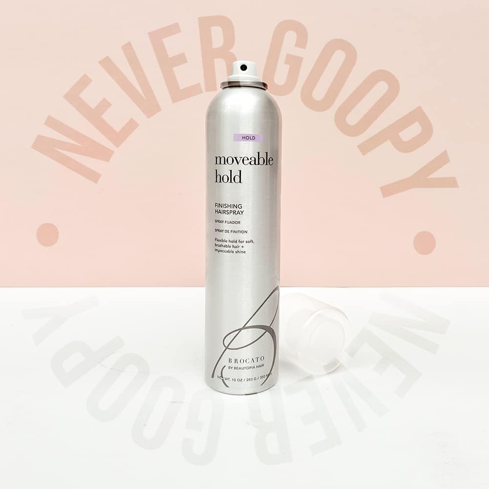 Brocato Moveable Hold color-safe formula protects color-treated hair.