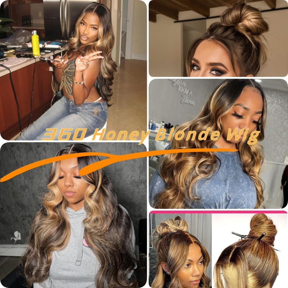 Brofiri drawstring lace front wig with adjustable cap for secure fit