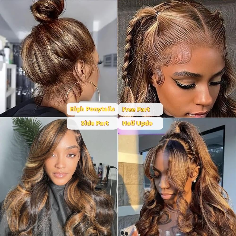Brofiri honey blonde ombre 4 27 color highlight for vibrant style