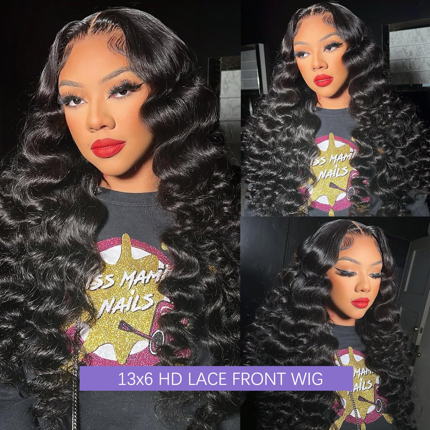 Brofoe 13x6 body wave wig with 200 density for fuller look
