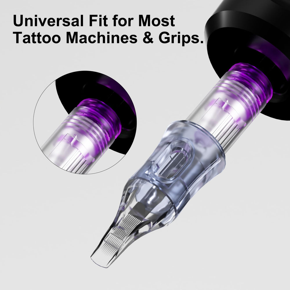 BRONC magnum needles portrait demonstrating broad fill and even ink distribution