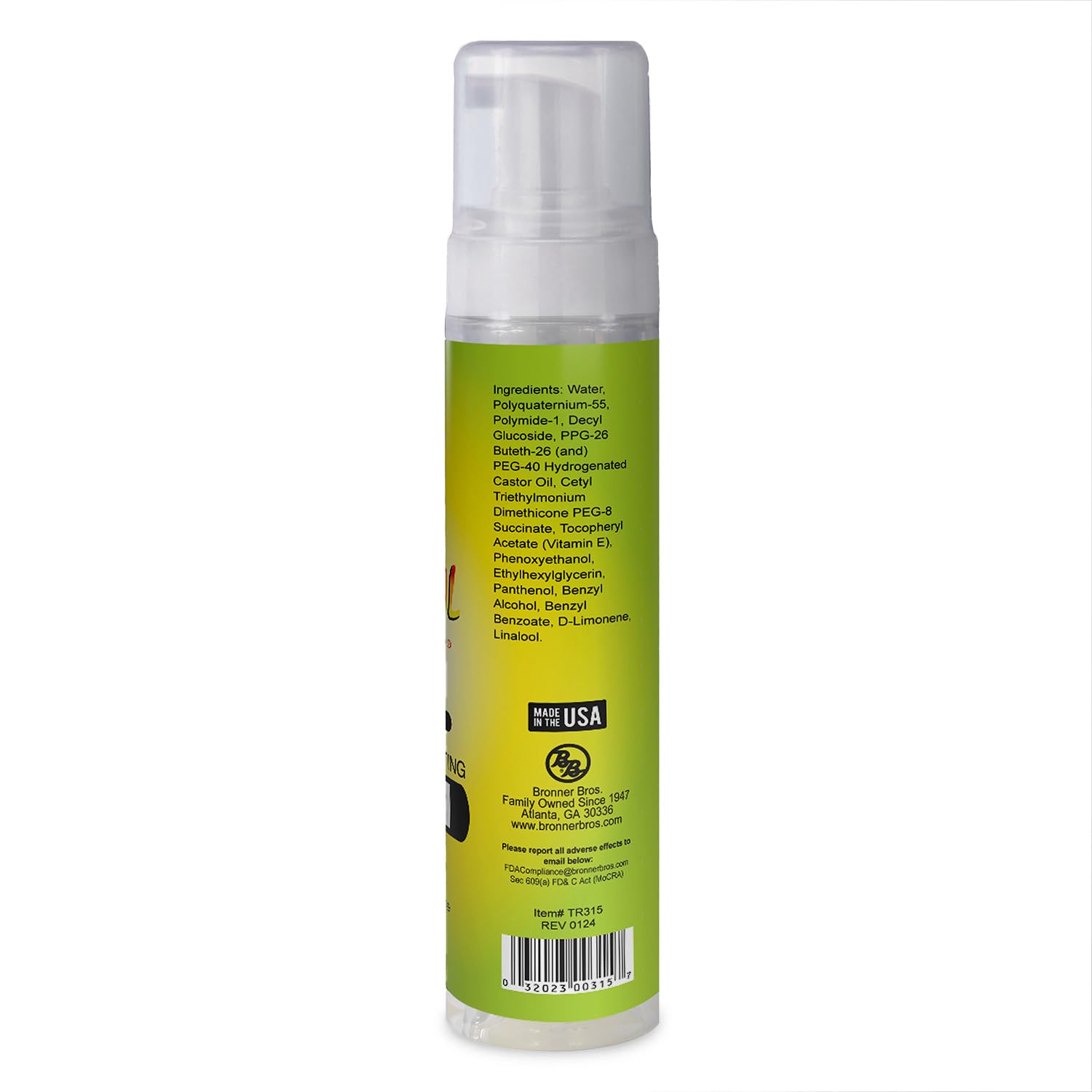 Travel-friendly Bronner Bros Tropical Roots packaging ready for use