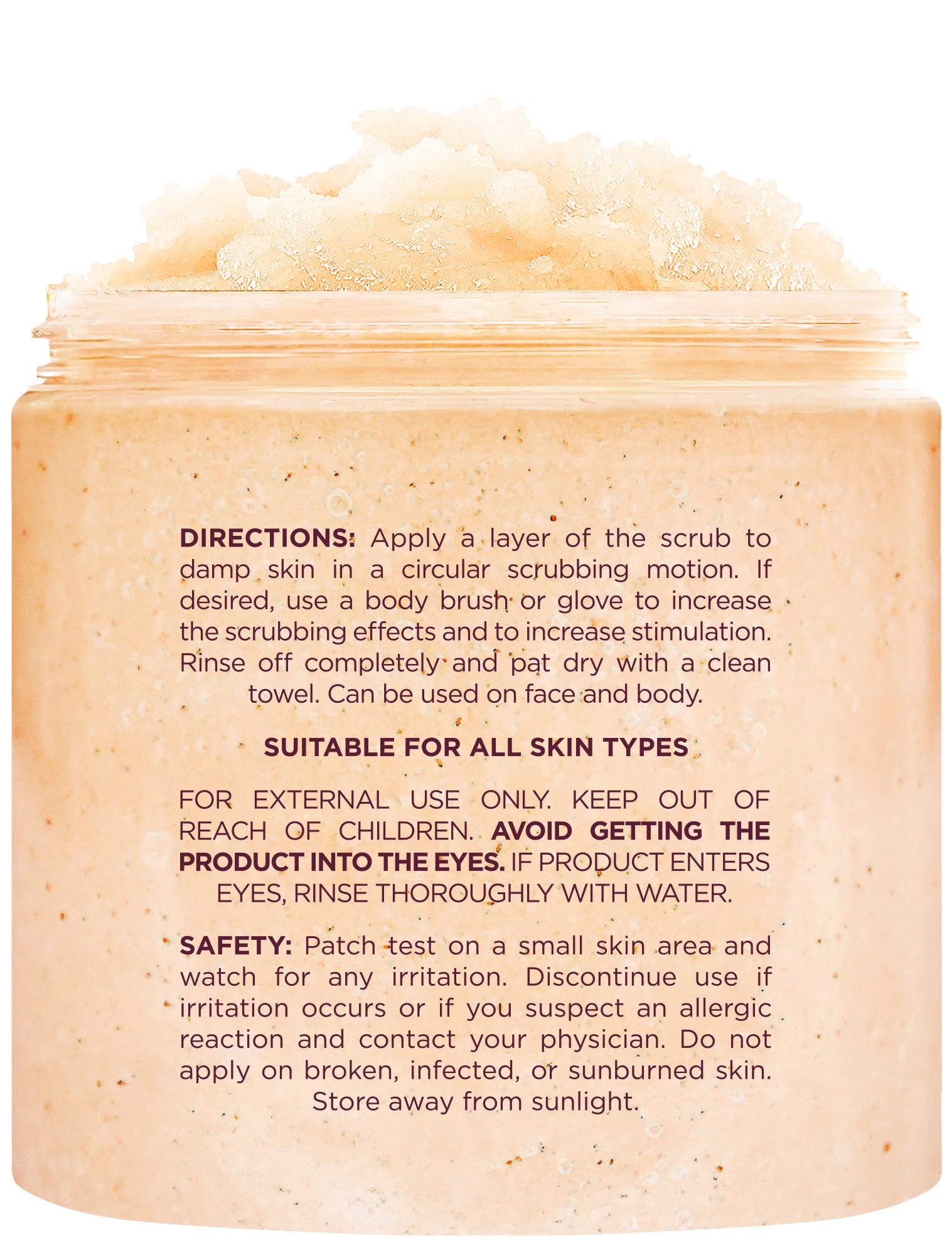 Brooklyn Botany jojoba beads and sugar texture provide gentle exfoliation