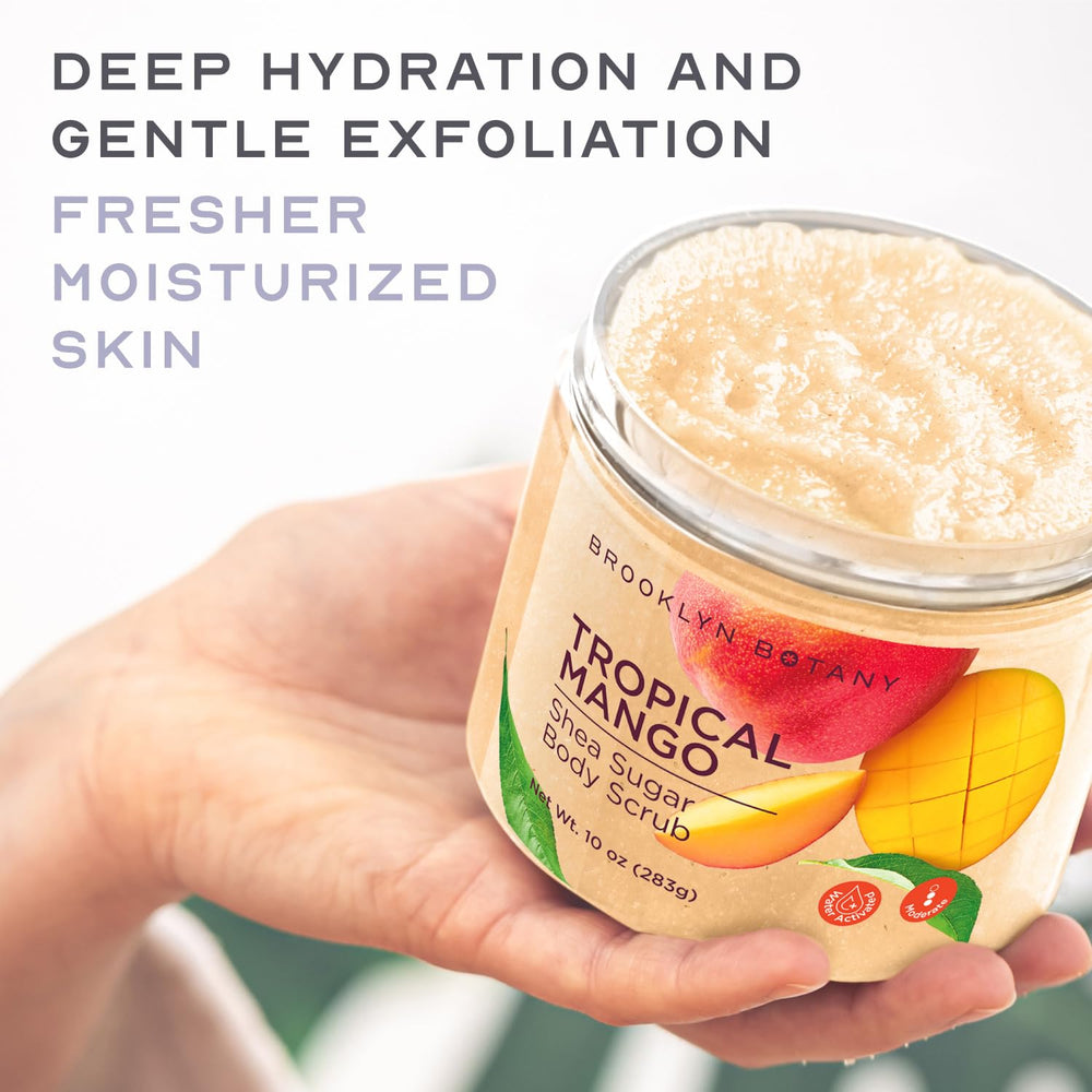 Brooklyn Botany tropical mango fragrance for a spa-like shower