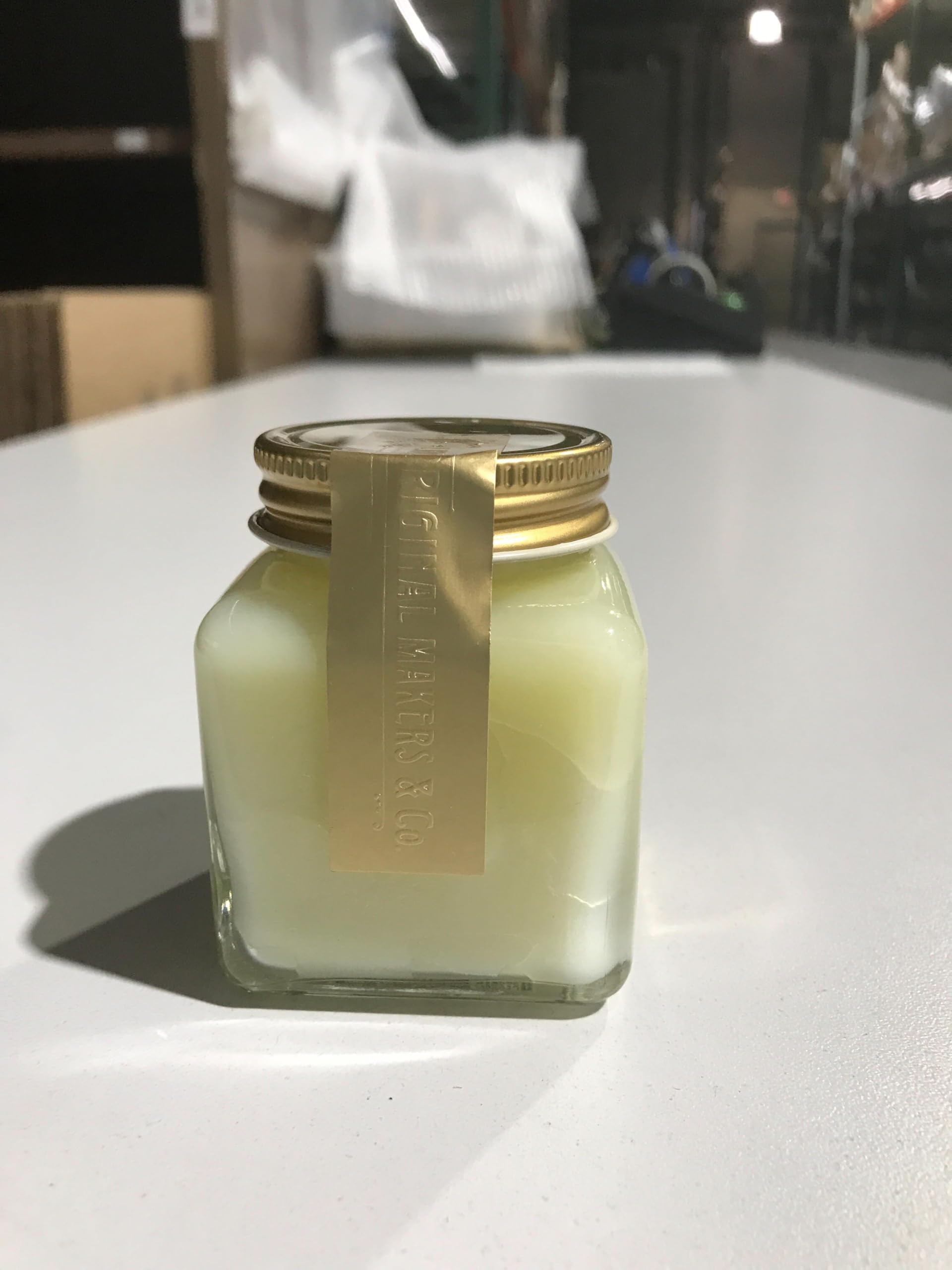 BROSH Hair Balm 121 hand-body-application depicting multi-use care for skin and hair.