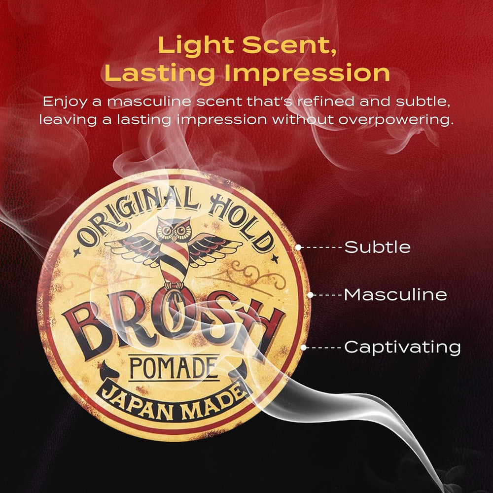 BROSH Masculine Scent adds a subtle fragrance that enhances your grooming routine.