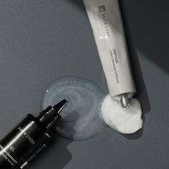 Brow Code mixing dish for even pigment blending during use.