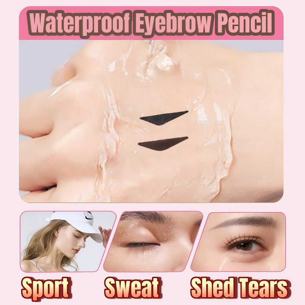 Brown gel eyeliner offers a softer, natural look.