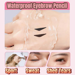 Brown gel eyeliner offers a softer, natural look.