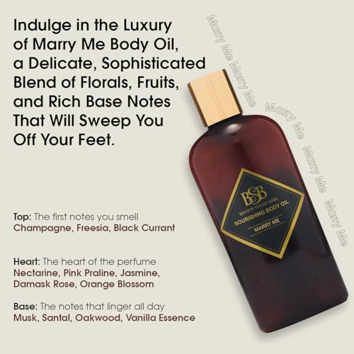 Brown Sugar Babe Marry Me Body Oil on skin for softness and hydration
