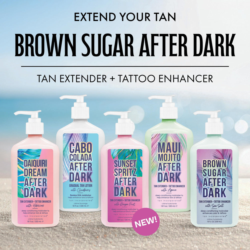 Brown Sugar Embellish Cloud Bronzer tattoo-enhancing look hints vibrant artwork longevity.
