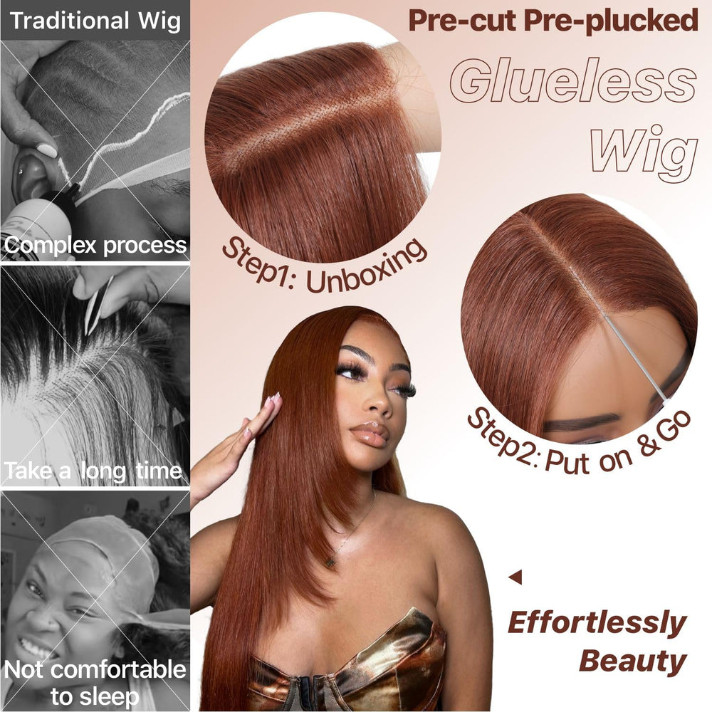 BrownBomb Cooper Blond density view demonstrates added volume without heaviness.